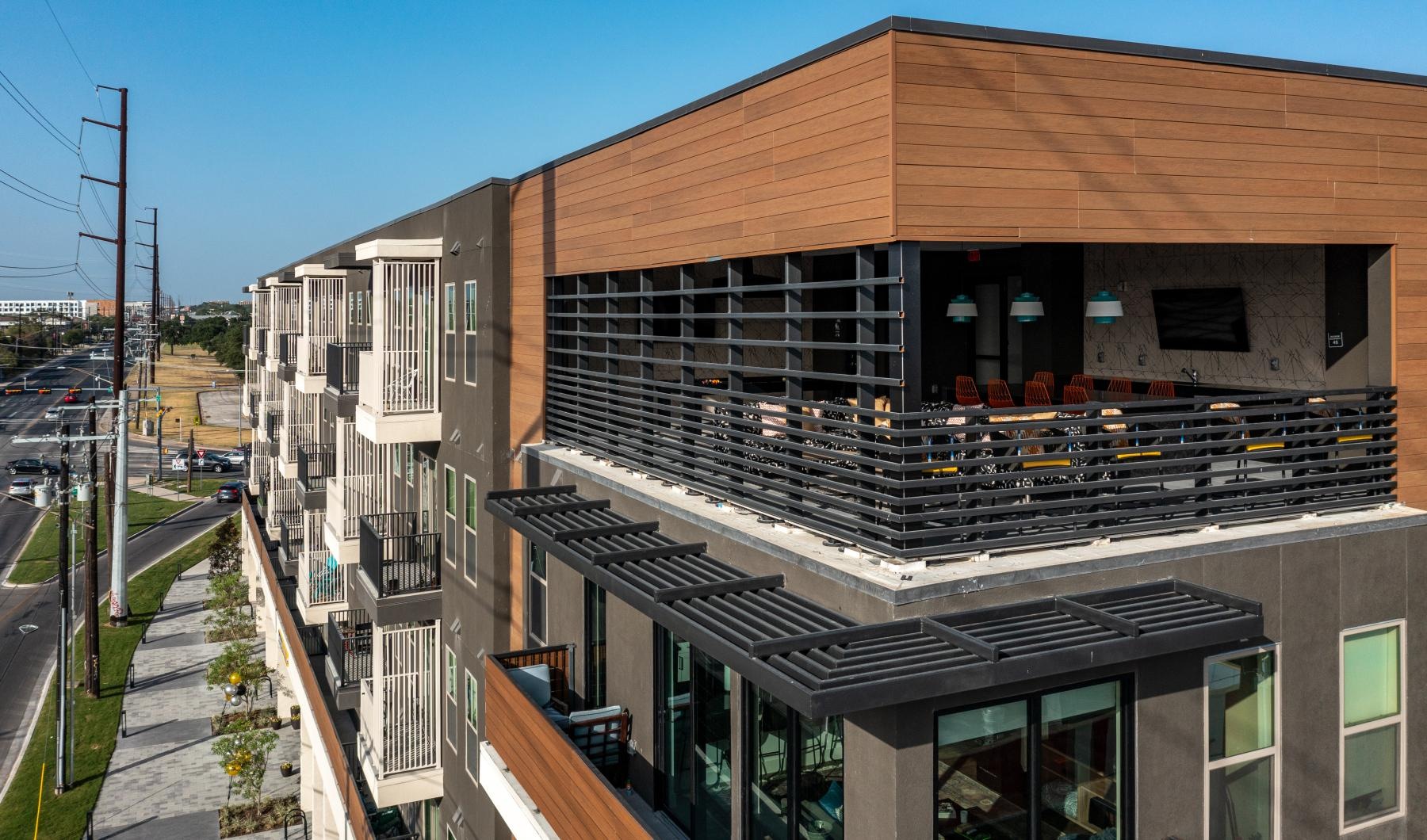 The essence of exceptional living a building with a lot of windows